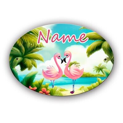 Flamingo Türschild