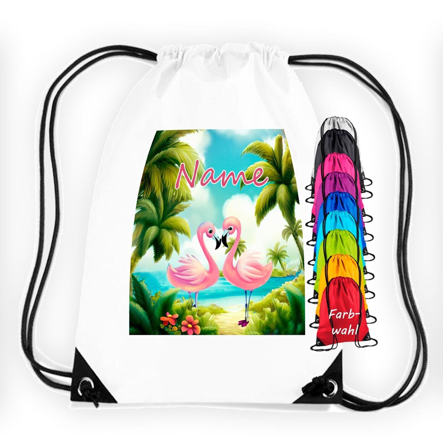 Flamingo Turnbeutel