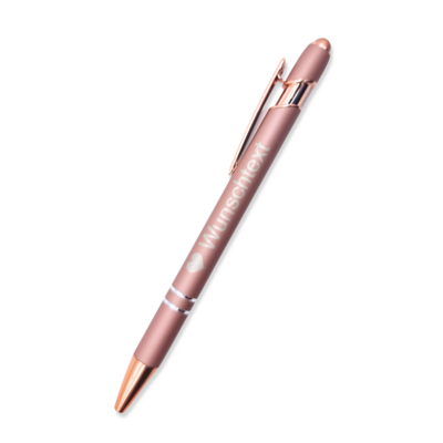 Kugelschreiber mit Gravur - Stylus Rosegold