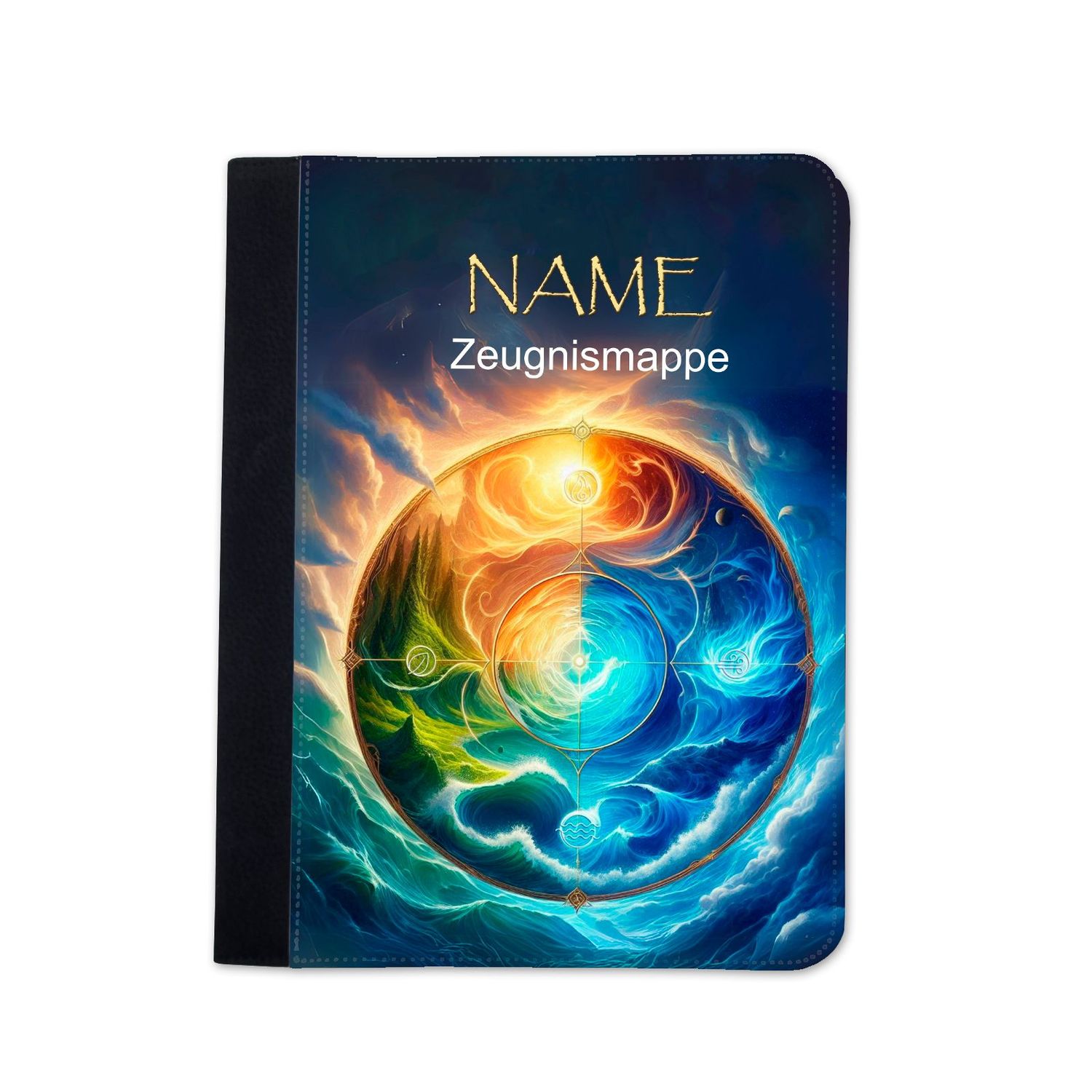 4 Elemente Zeugnismappe