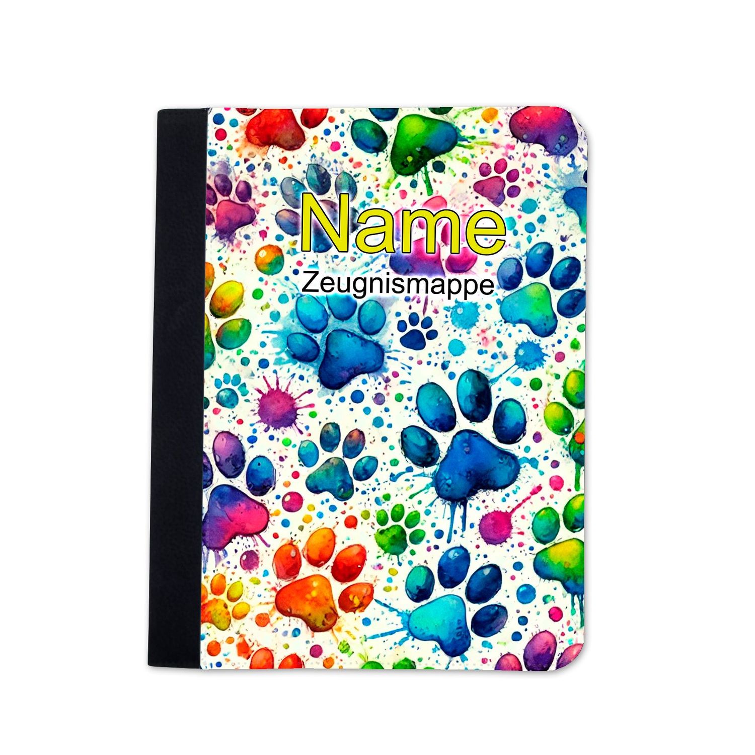 bunte Pfoten Zeugnismappe