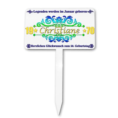 Blumenstecker Geburtstag - Legenden Blumenstecker Geburtstag - Legenden