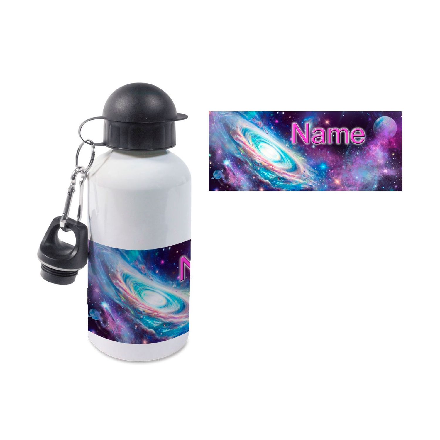 Galaxie Alu Trinkflasche