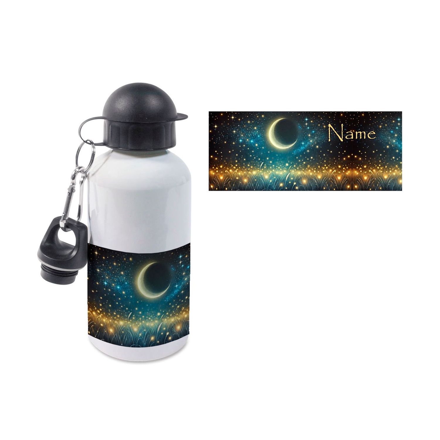 Glühwürmchen Alu Trinkflasche