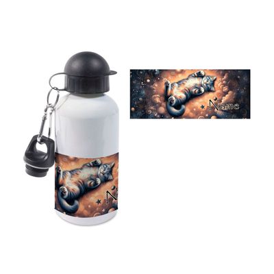 Katze Alu Trinkflasche Katze Alu Trinkflasche