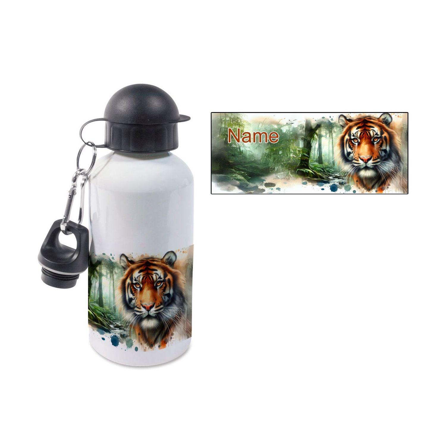 Tiger Alu Trinkflasche