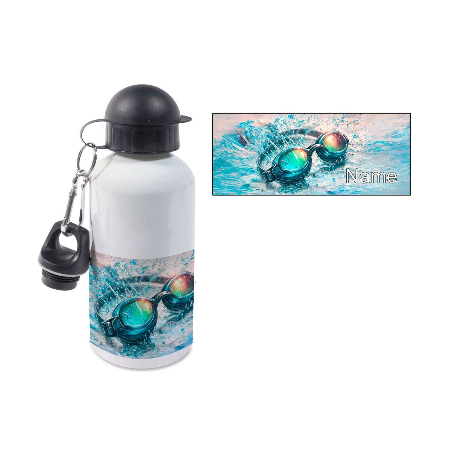 Schwimmen Alu Trinkflasche