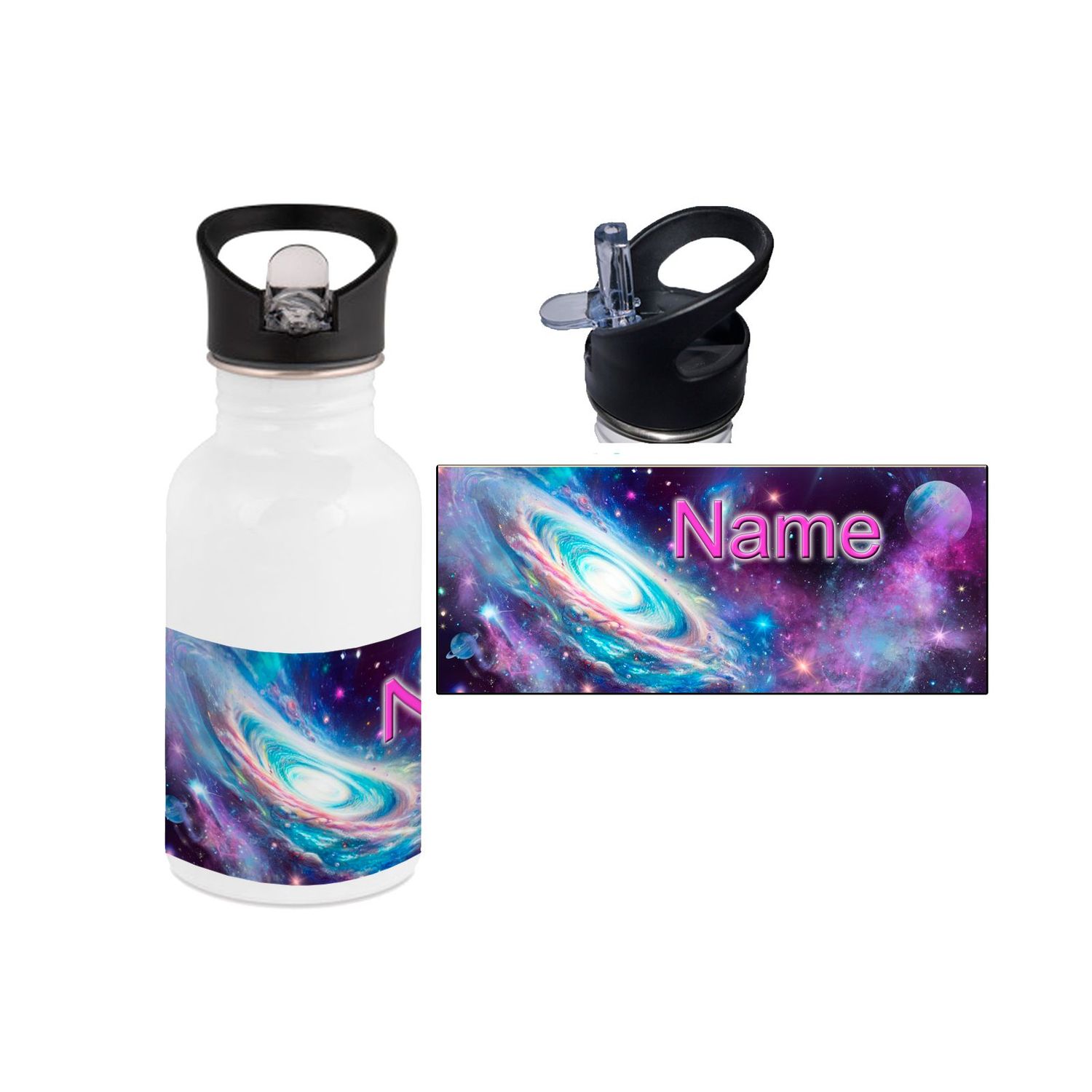 Galaxie Edelstahl Trinkflasche