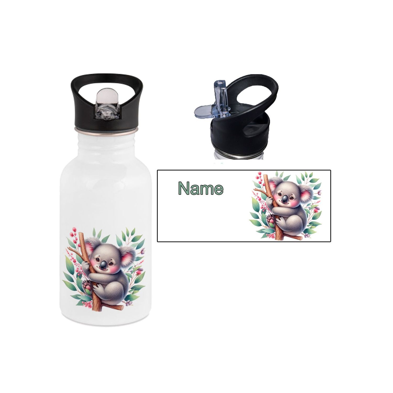 Koala Edelstahl Trinkflasche