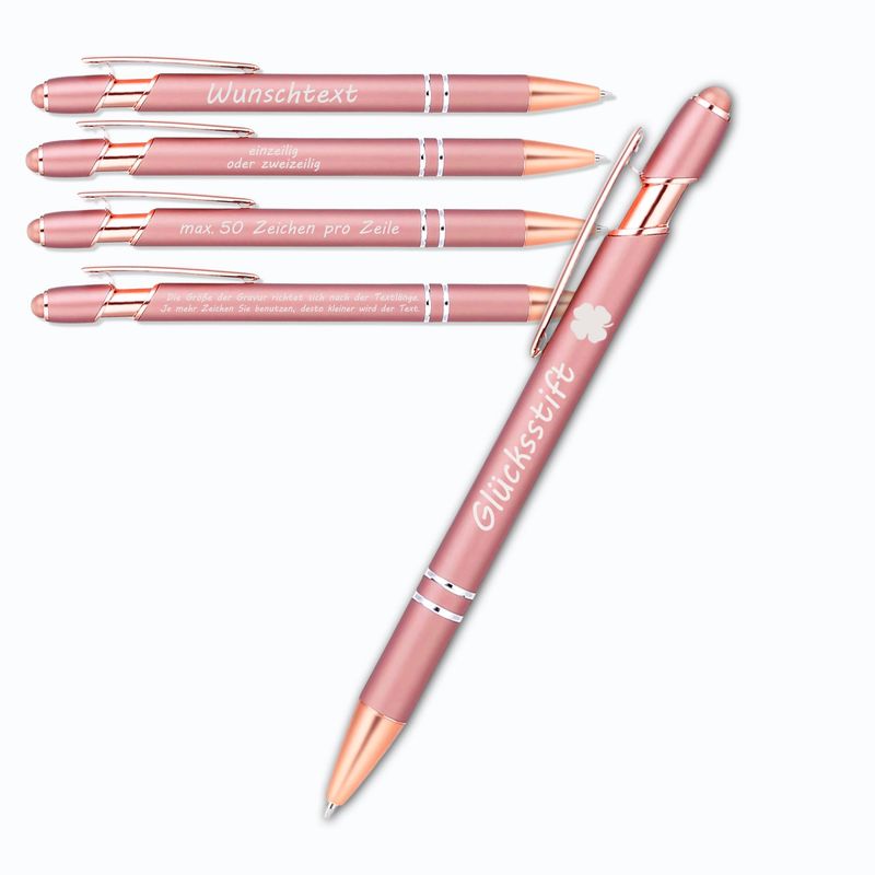 Kugelschreiber Glücksstift - Stylus Rosegold Kugelschreiber Glücksstift - Stylus Rosegold