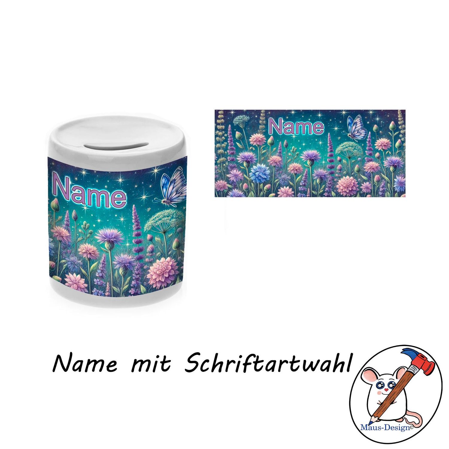 Blumenwiese Spardose