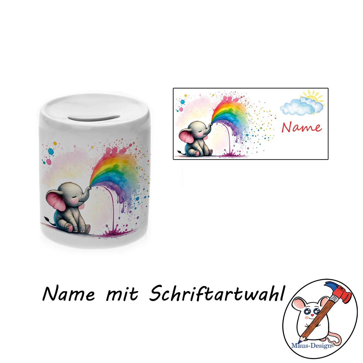 Elefant Spardose