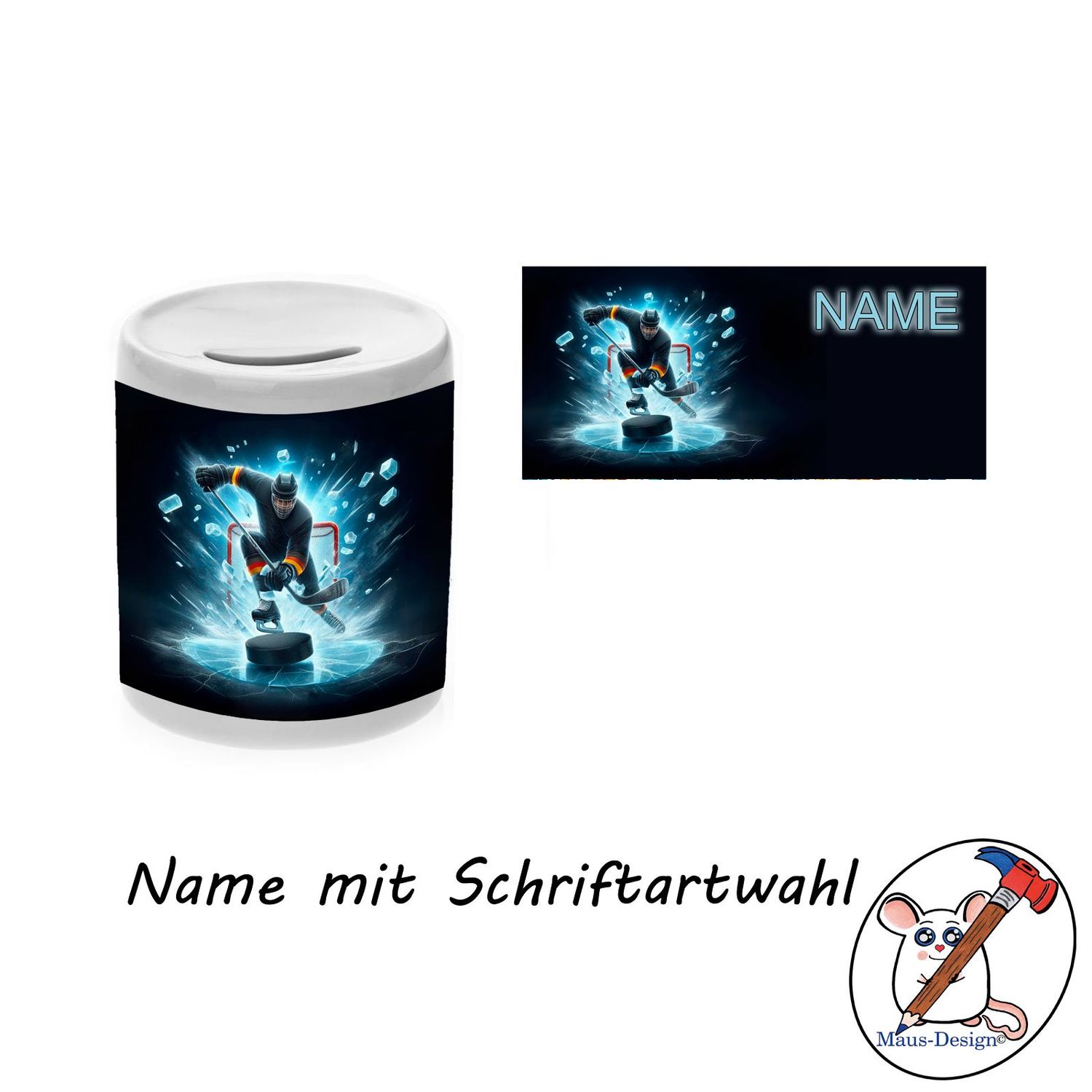 Eishockey Spardose