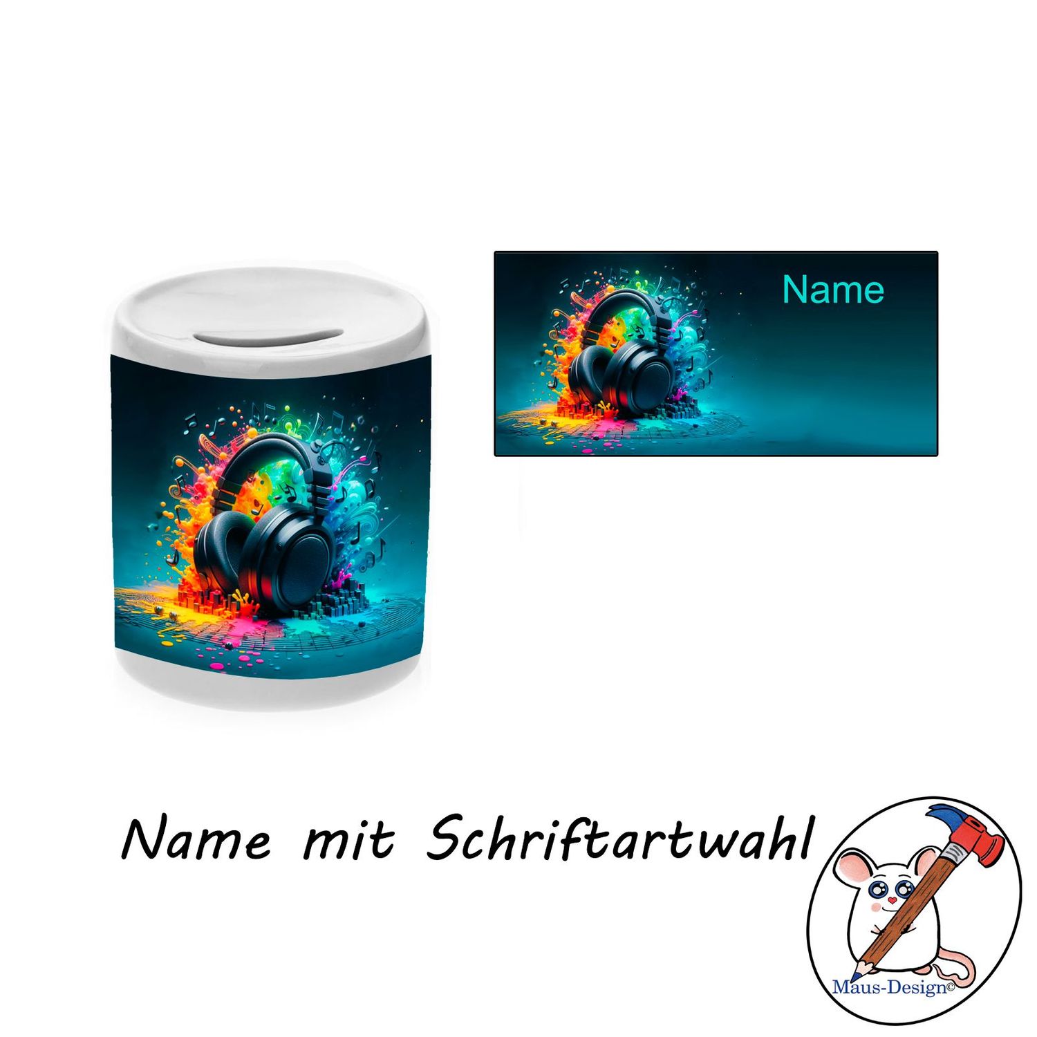 Kopfhörer Spardose