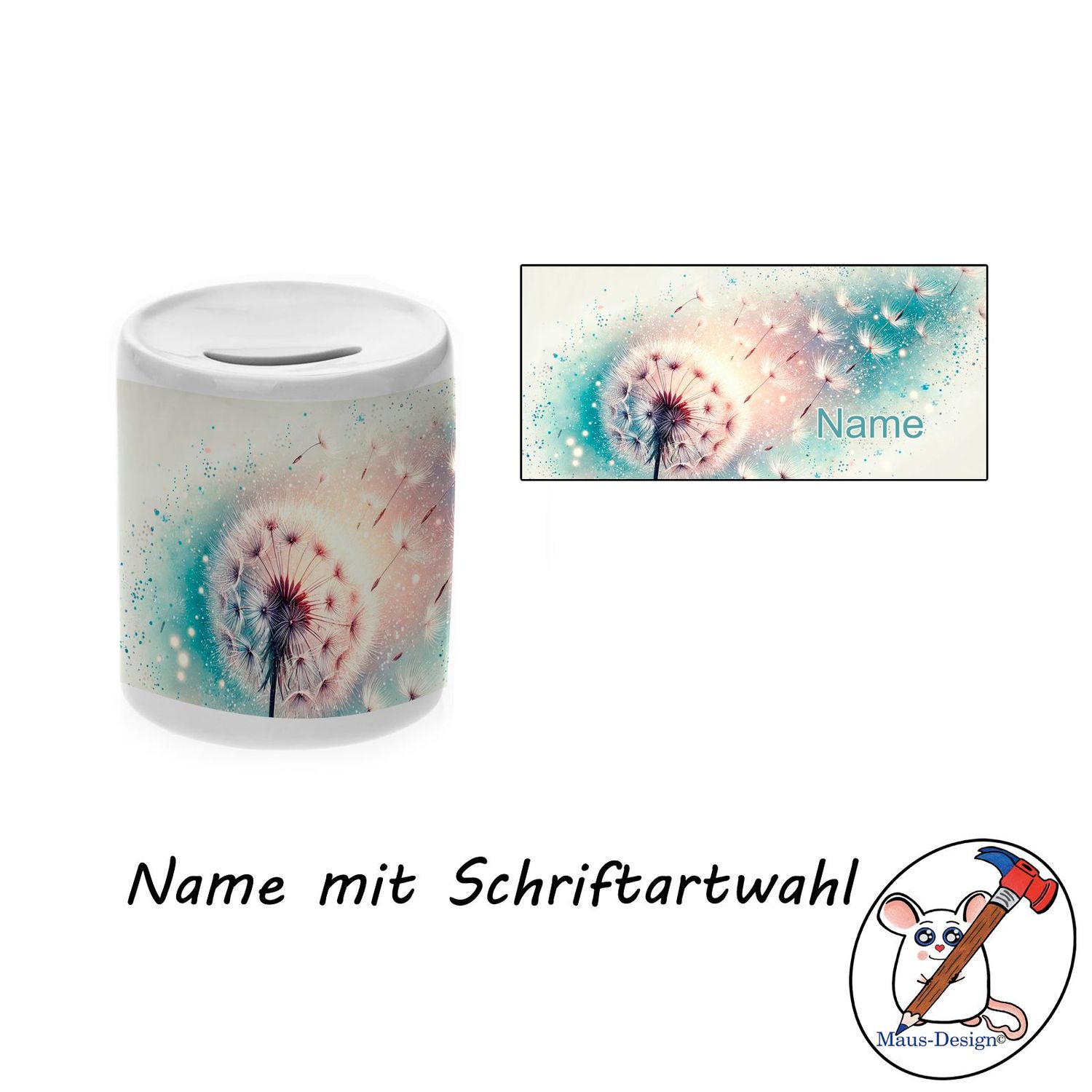 Pusteblume Spardose