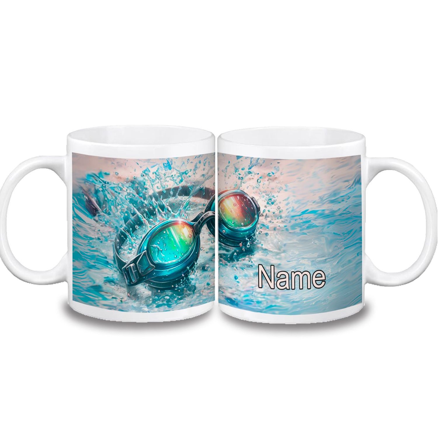 Schwimmen Tasse