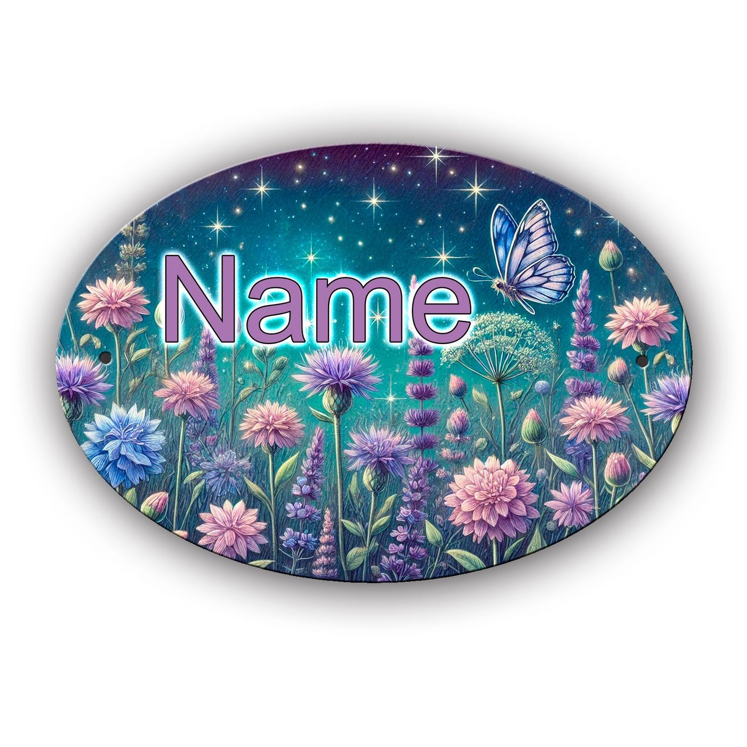 Blumenwiese Türschild