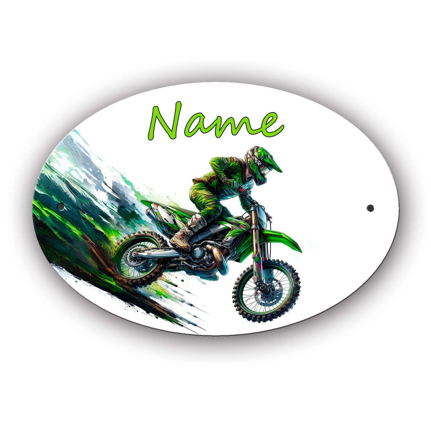 Motocross Türschild