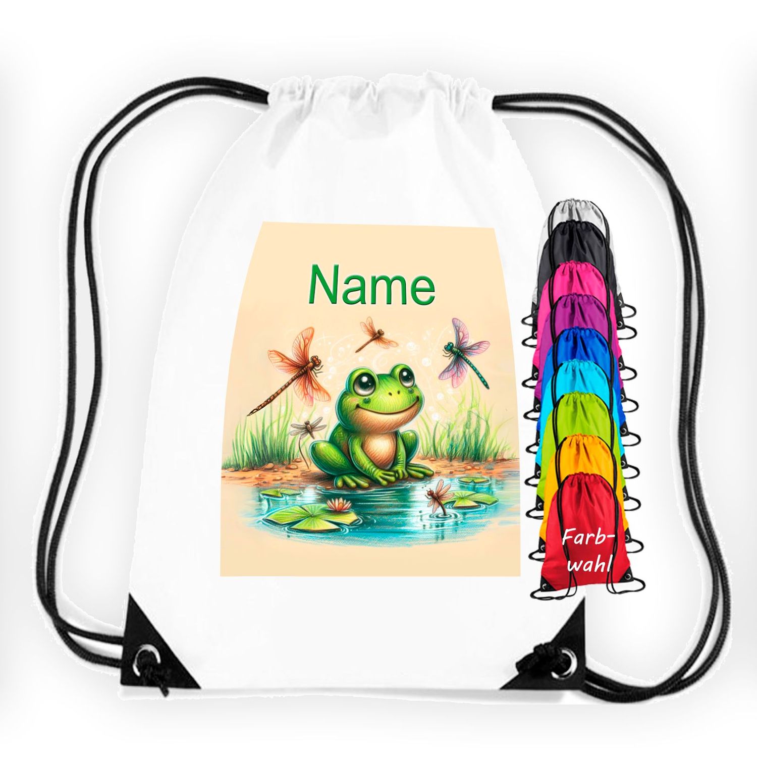 Frosch Turnbeutel