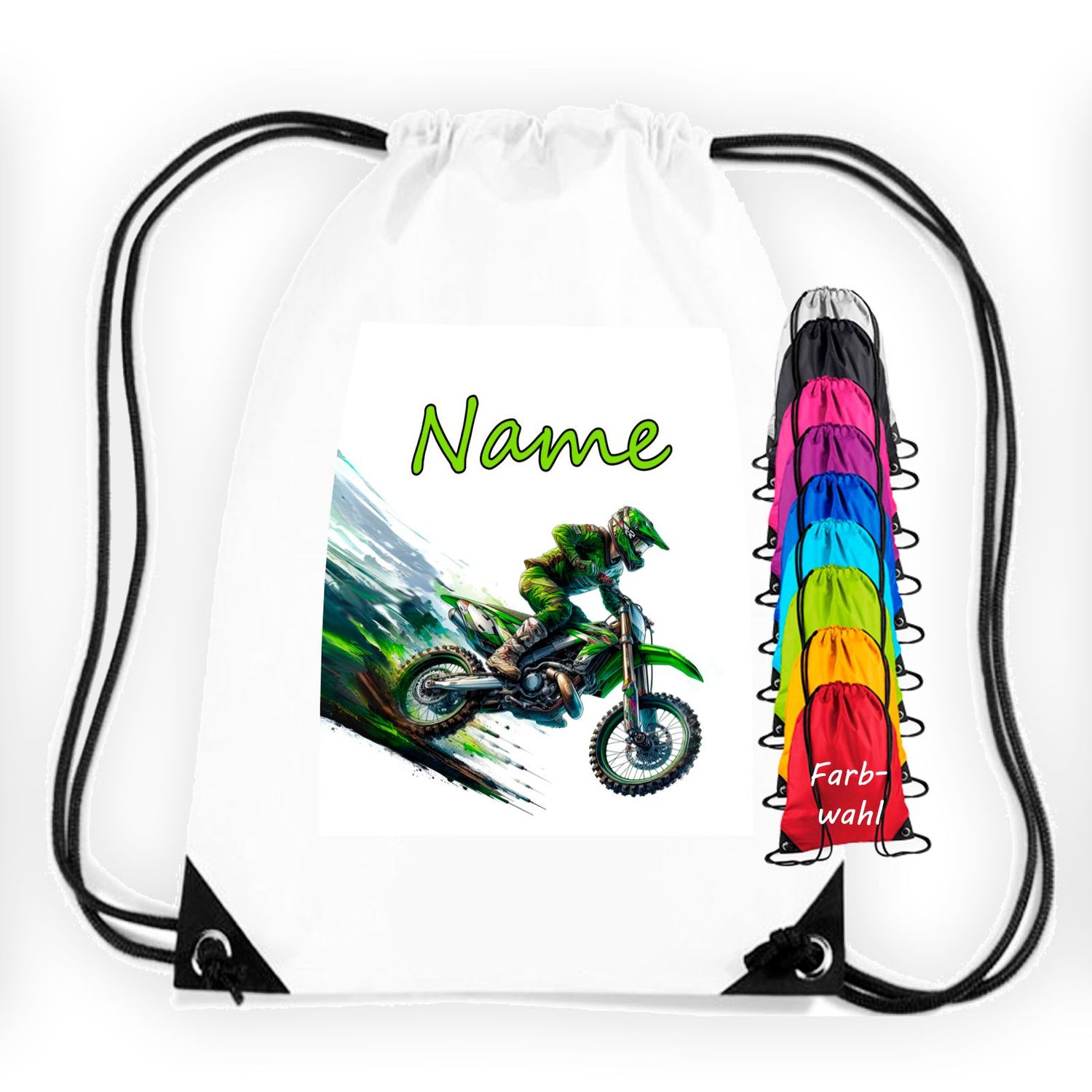 Motocross Turnbeutel
