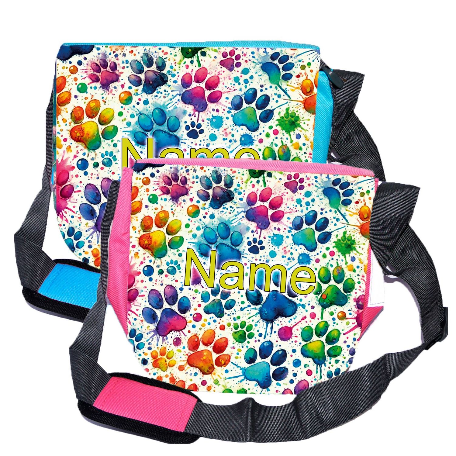 bunte Pfoten Kindergartentasche