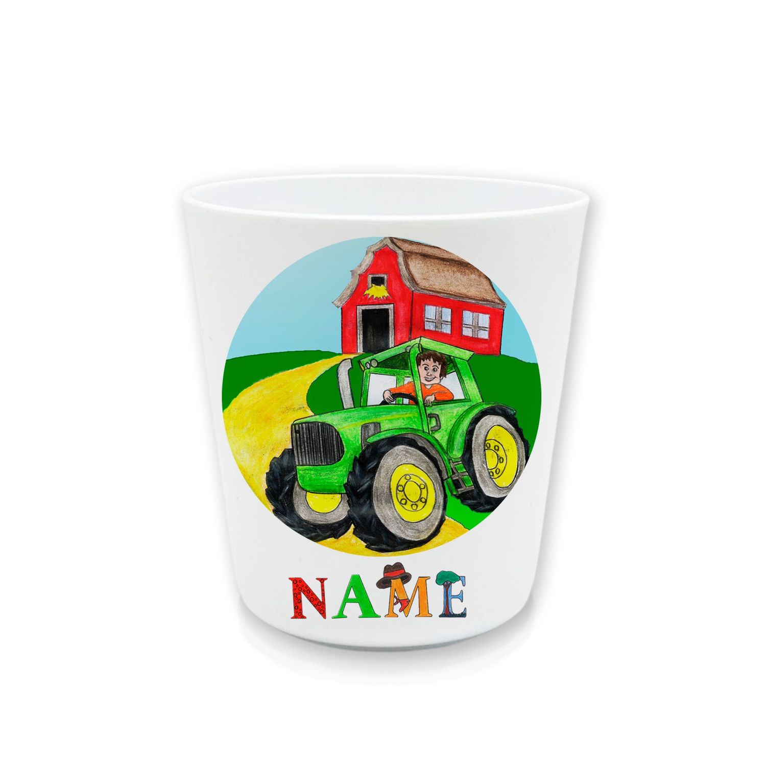 Traktor Becher