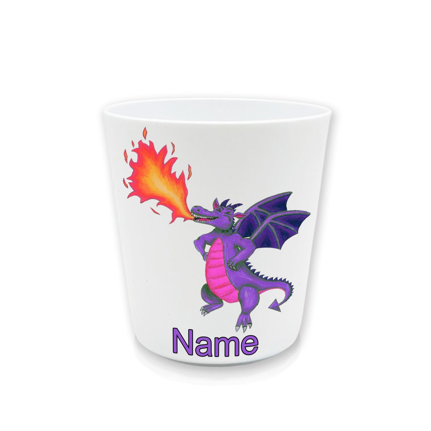 lila Drache Becher