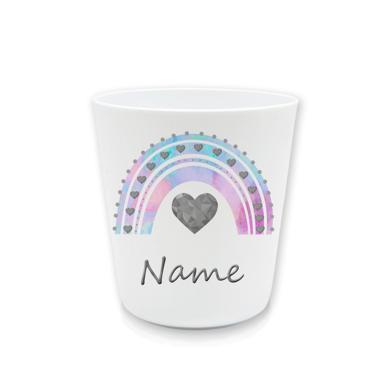 pastell Regenbogen Becher