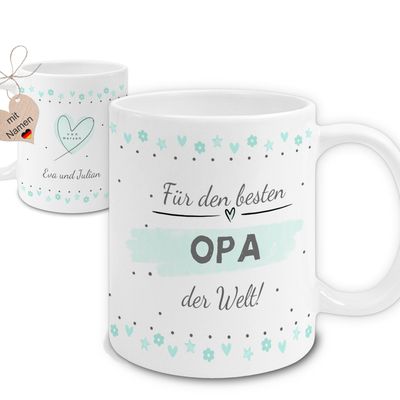 Tasse Bester Opa der Welt Tasse Bester Opa der Welt