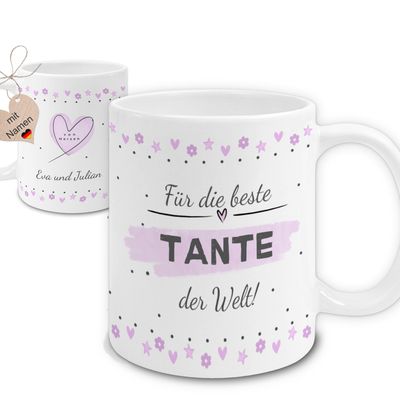 Tasse Beste Tante der Welt Tasse Beste Tante der Welt