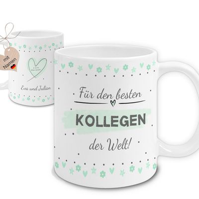 Tasse Bester Kollege der Welt Tasse Bester Kollege der Welt