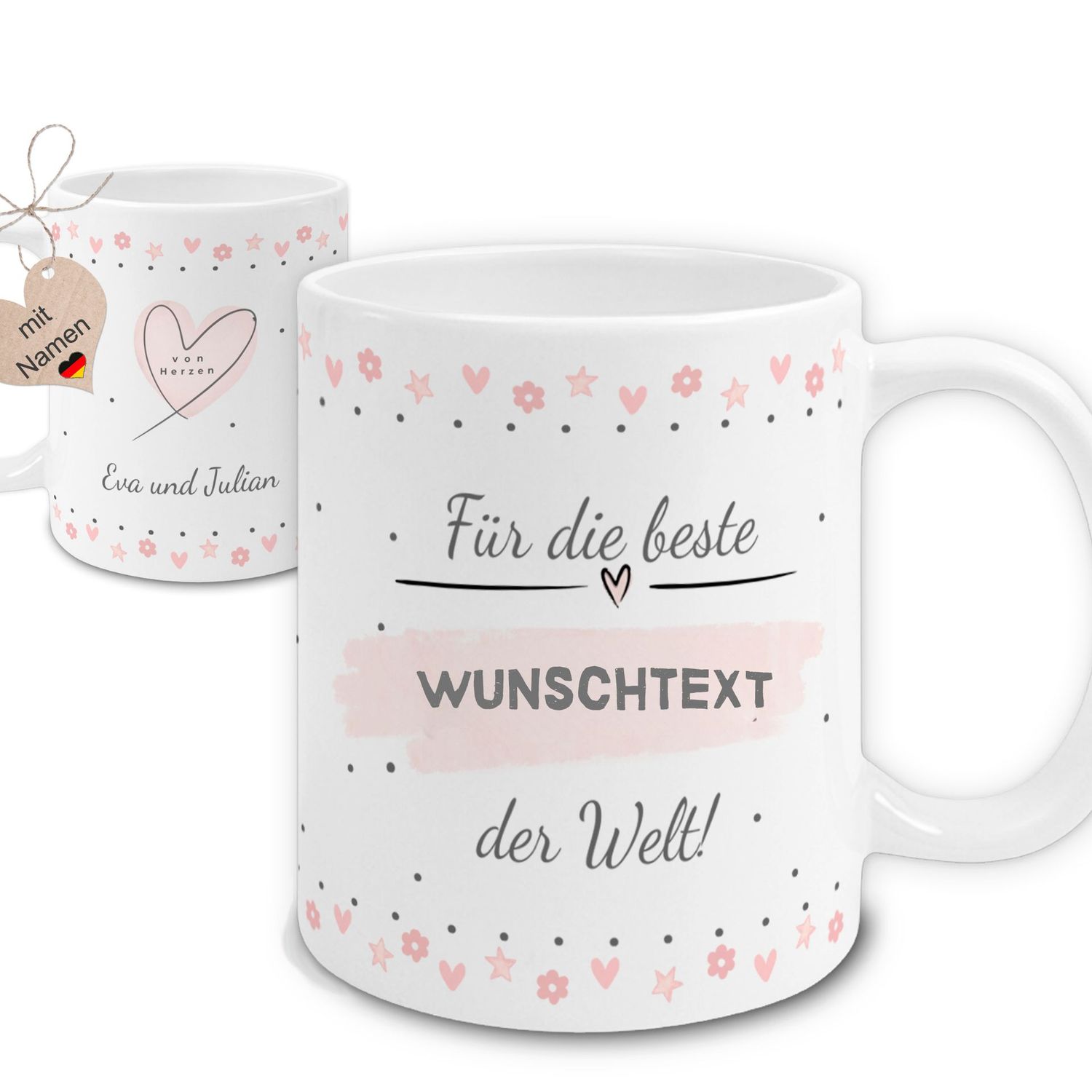 Tasse  Beste WUNSCHTEXT der Welt