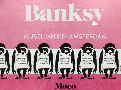 バンクシー　モコミュージアム公式ポスター　BANKSY Banksy Moco Museum Originele Poster 'flower Thrower' - Etsy
