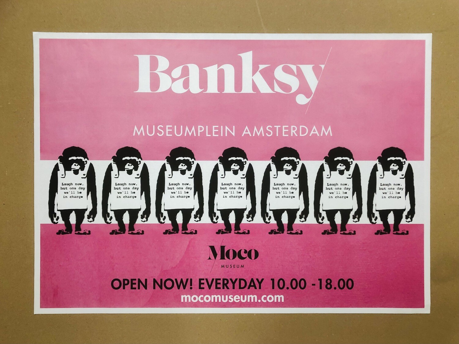額装品/MocoMuseum Laugh Now 2019年（バンクシー） Banksy in Amsterdam | 'Laugh Now' Exhibition at Moco