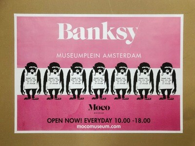 Banksy ポスター  SWEET  Moco museum Original Moco Museum Poster Banksy Pulp Fiction Amsterdam