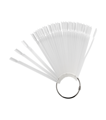 Nuancier éventail 30 ongles à décorer CLEAR Peggy sage