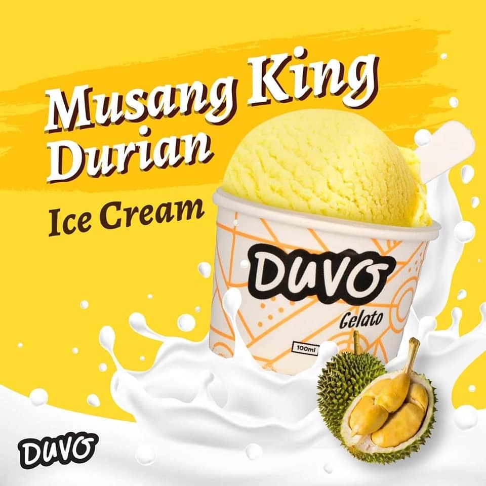Aiskrim durian musang king