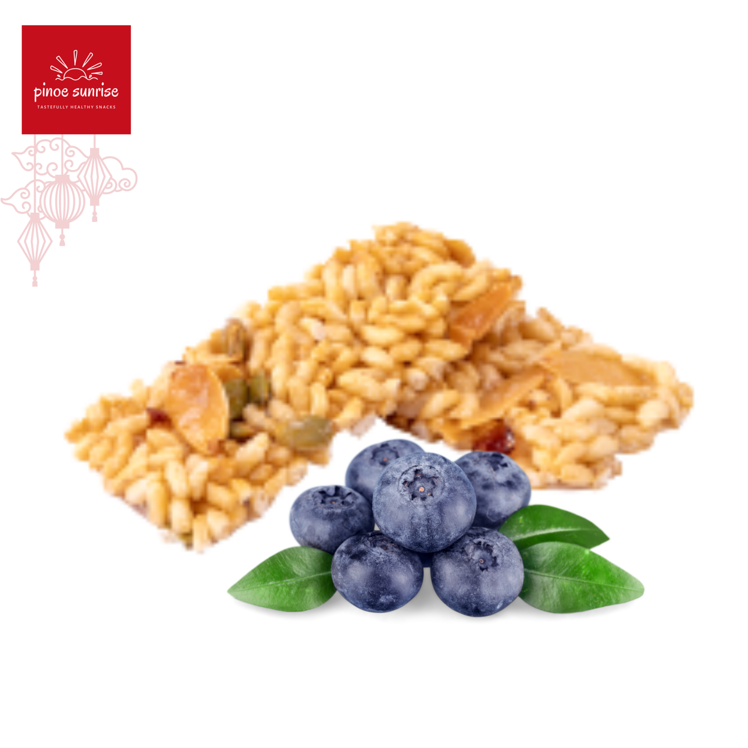 Blueberry Mixed Nuts Rice Crispy 蓝莓米香杂豆片