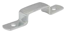 100 Flachkrampen für Ovalöse 42mm x 22mm Stahl verzinkt