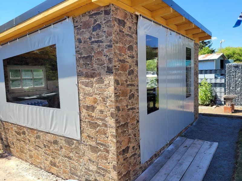 Seitenteil für Carport / Veranda / Balkon