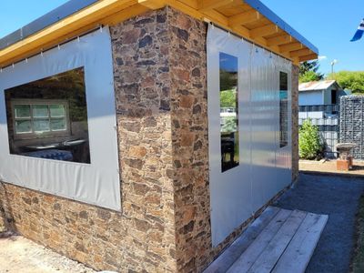 Seitenteil für Carport / Veranda / Balkon