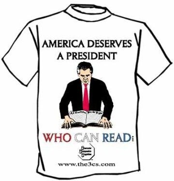AMERICA DESERVES A PRESIDENT THAT CAN READ