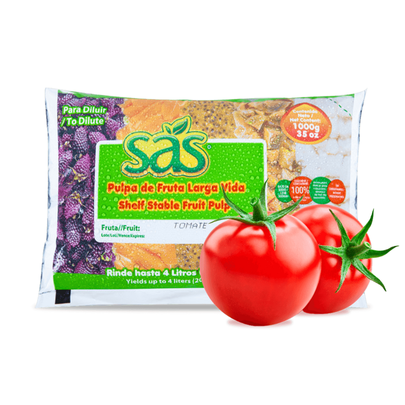 Empaque de pulpa de fruta larga vida de tomate de árbol