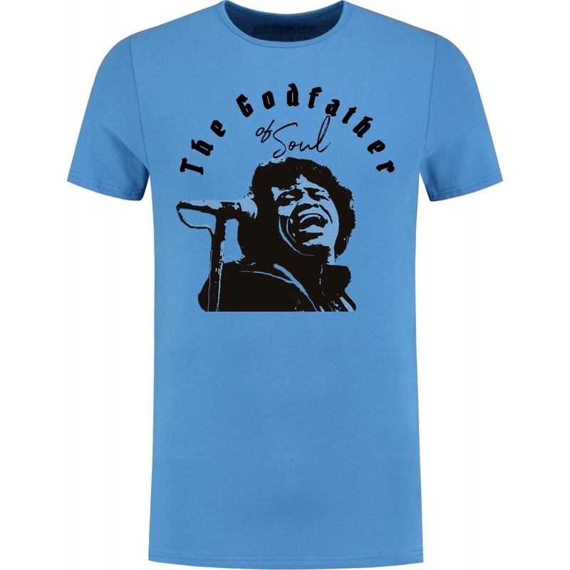 James Brown Sky Blue tee