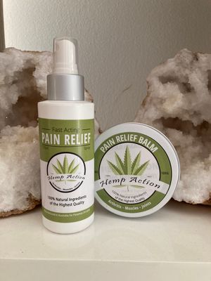 Hemp Action Pain Spray &amp; Balm