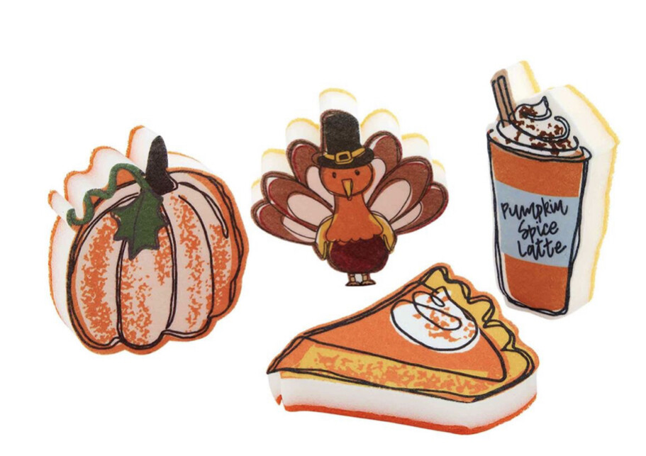 Mudpie Thanksgiving Sponges Set