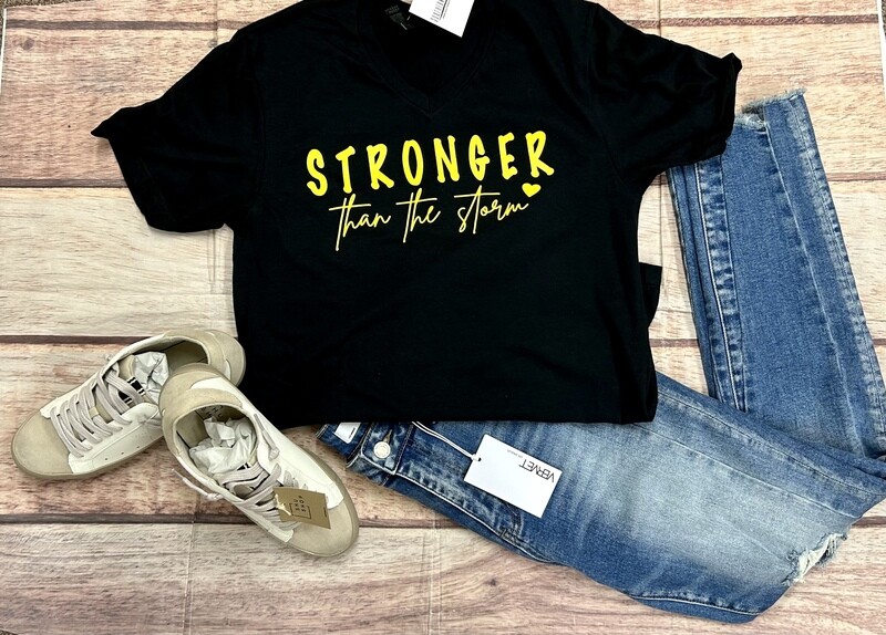 Stronger Than The Storm Unisex V-Neck