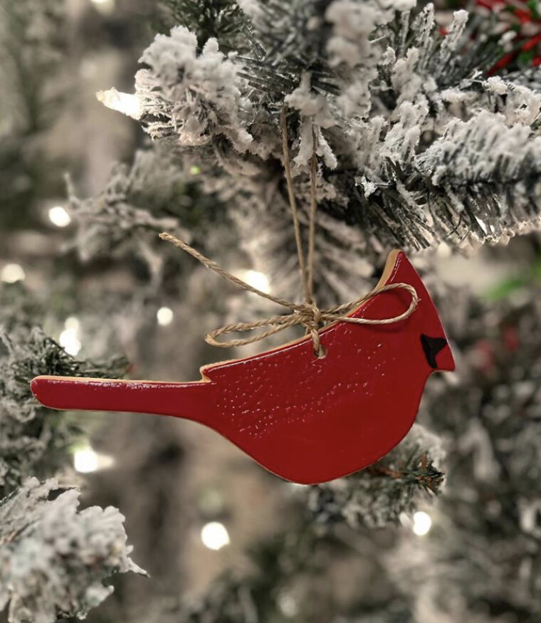 Mudpie Cardinal Ornament