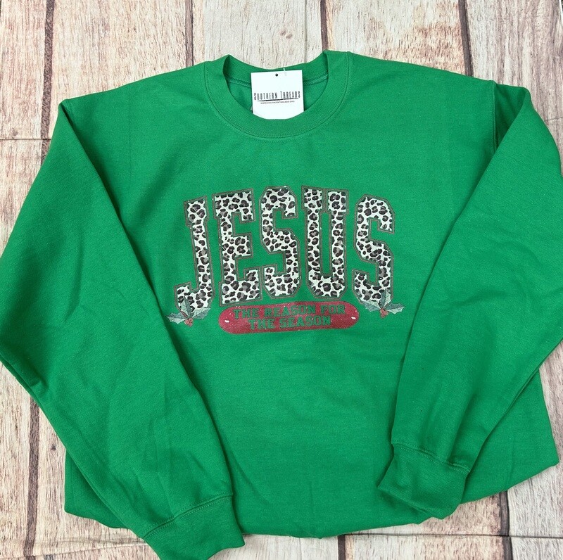 Jesus The Reason For The Season Crewneck