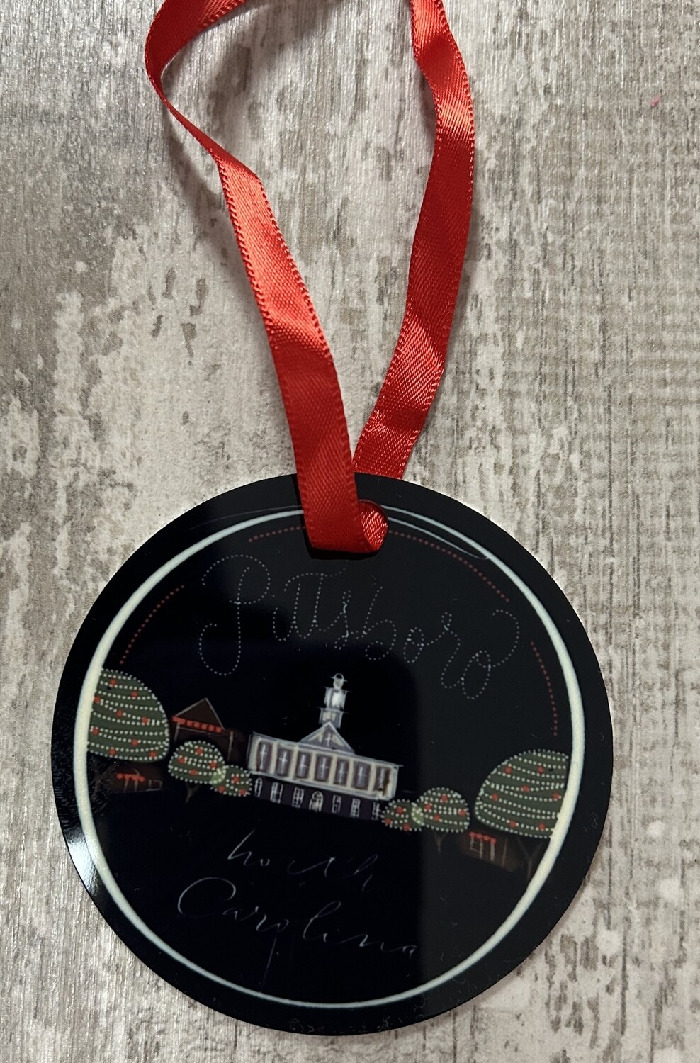 Pittsboro Ceramic Ornaments